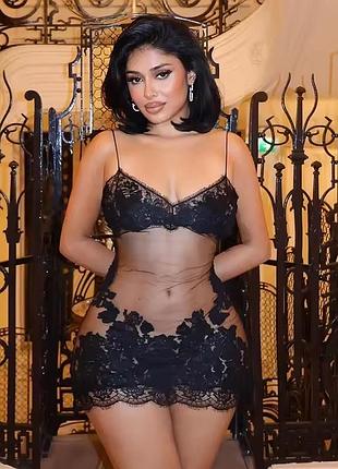 Коктейльное кружевное цветочное вечернее в пол макси платье old money шелковое мини платье...