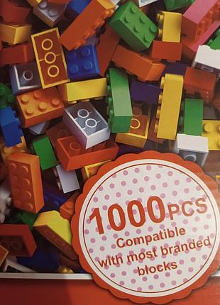 Конструктор 1000 деталей совместим с lego