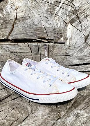 Кеди білі унісекс converse 40 розмір | устілка 25,5 см.