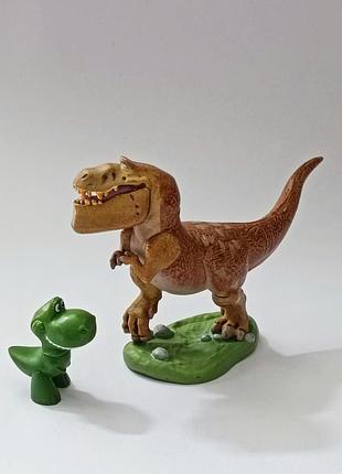 Фігурка тиранозавра рекса з фільму "добрий динозавр бутч" від disney/pixar