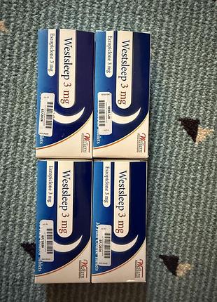Westsleep (eszopiclone 3 mg) 30 табл для сна
