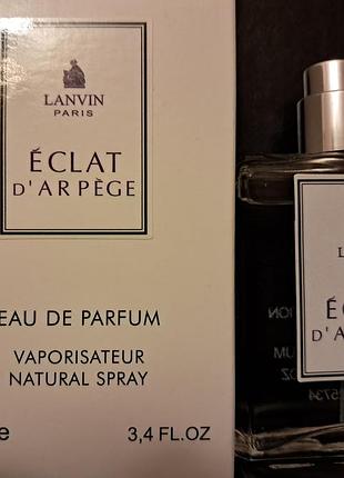 Парфюмированная вода для женщин
 lanvin eclat d'arpege
тестер
