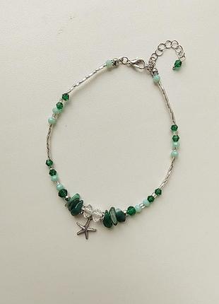 Браслет/анклет на ніжку в морському стилі 🌊