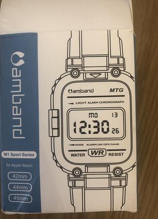Ремінець amband m1 sport series для apple watch 42мм,44мм,45мм