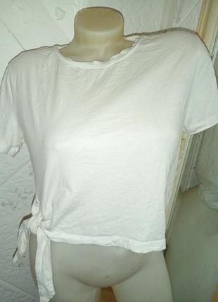 Распродажа 2+1 кроп топ футболка белый хлопок