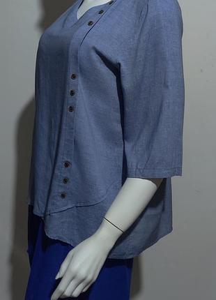 Блуза rayon/linen бохо від shein. 3