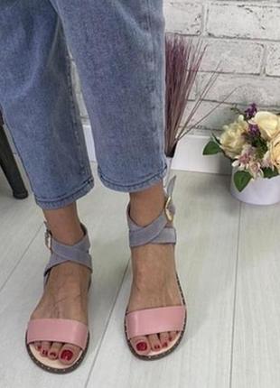 Кожані босоніжки 41 розмір