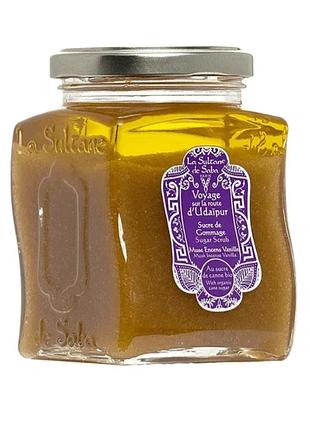 Цукровий скраб для тіла udaipur musk incense vanilla sugar scrub la sultane de saba