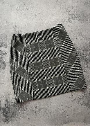 Юбка, юбка женская, юбка в клетку, юбка короткая, мини юбка