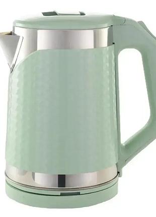 Чайник електричний raf 7875 2 л, 2000 вт зелений