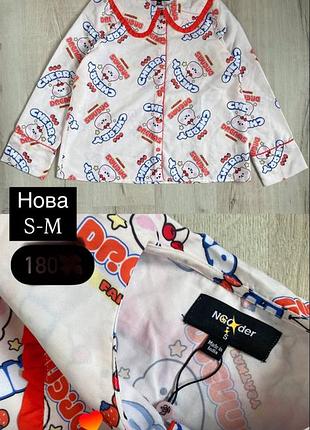 Рубашка блуза аниме y2k dollskill y2k