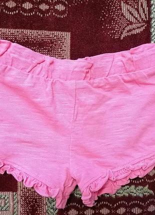 Шорты на возраст 0-3 месяцев на девочку
