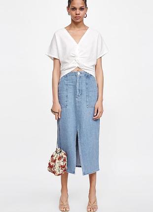 Футболки блузки топы из текстурной ткани с узлом черный терракотовый белый