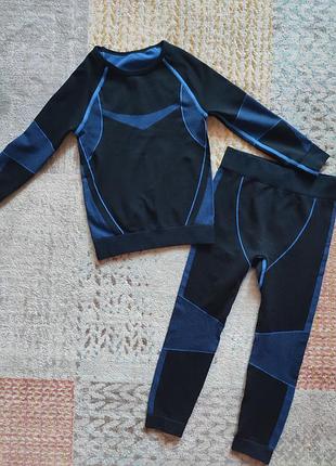 Термо білизна зональна безшовна набір костюм lupilu