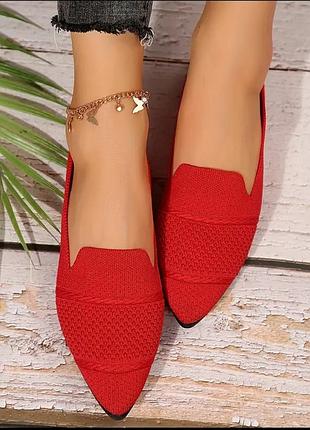 Красные новые макасин с мягким верхом 38.5 -39 размер