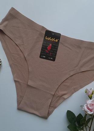 Трусики слипы женские микрофибра с перфорацией однотонные премиум качество