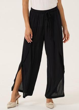 Cream allie trousers брюки палаццо дизайнерские