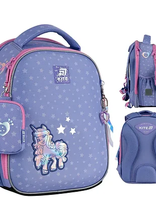 Рюкзак школьный каркасный kite education my little pony lp25-555s