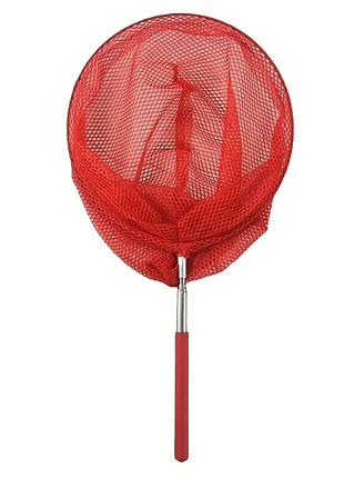 Красный телескопический сачок для ловли бабочек насекомых рыб насекомые игра на свежем воздухе жуков