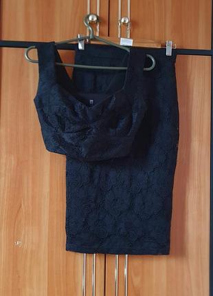 Летний костюм юбка и топ