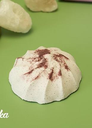 Бомба для ванни зефір рожеве дерево-ваніль