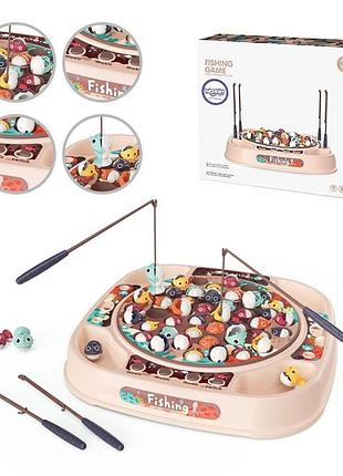 Семейная игра на ловкость рыбалка набор 4 удочки 50 элементов. вупи