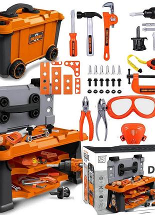 Набір для майстернів diy ящик для інструментів акумуляторна дриль