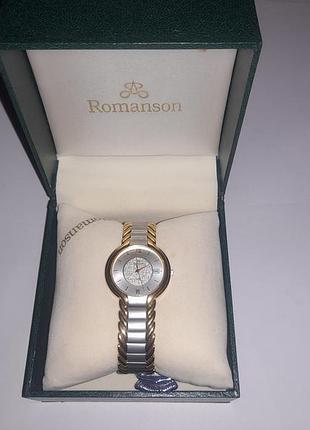 Годинник romanson tulip оригінал швейцарський наручний кварцовий жіночий quartz кварц im5375m-21