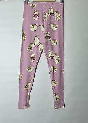 Домашние лосинки с ежами