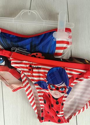 👙 плавки для девочки леди баг | размеры 110 и 116 см