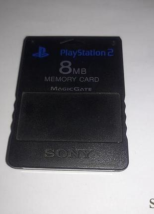 Ps2 карта пам'яті 8 mb sony playstation 2 memory card play station 2 Соні оригінал magicgate Пс2