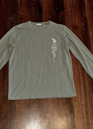 Мужская уникальная легкая кофта лонгслив u.s. polo assn оригинал