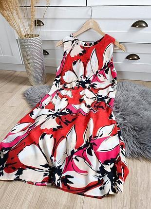 Хорошее платье цветы от f&amp;f, размер м-l