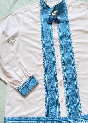 Вишиванка чоловіча голуба розмір 52