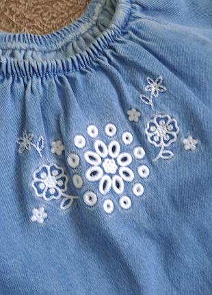 Ромпер джинсовий на 3-6 міс 2