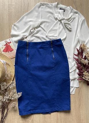 Оригінальна брендова спідниця на запах класична