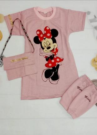 Туніка-сукня minnie з гербами та сумочкой