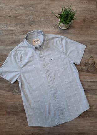 Натуральная мужская рубашка hollister размер s