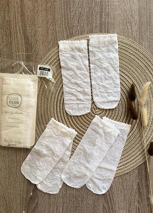 Набір капронових шкарпеток 3 пари для дівчинки