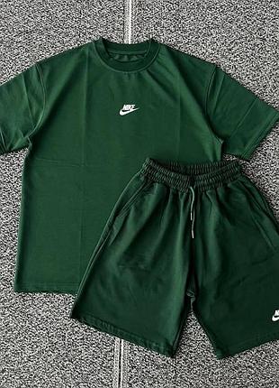 Зелений чоловічий комплект nike💣