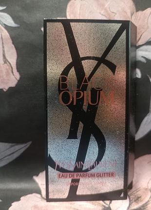 Yves saint laurent black opium glitter парфумована вода пробник
