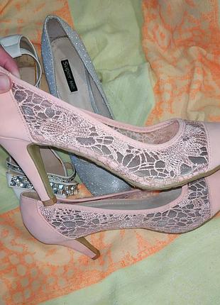 Босоніжки мереживо