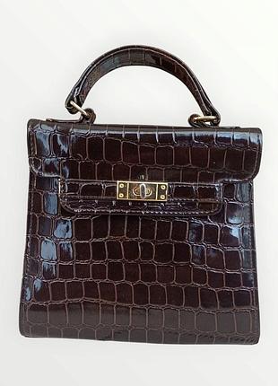 Сумка женская шоколадного цвета marks and spencer