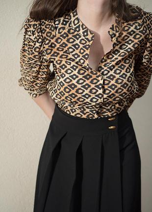 Блузка scotch &amp;soda принт леопард размер м s