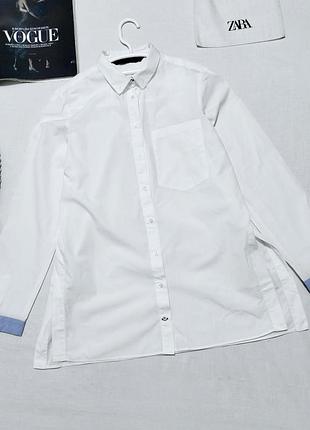 Удлиненная рубашка с разрезами