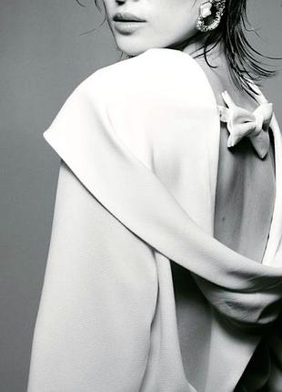 Блуза h&m з відкритою спиною, та бантиком