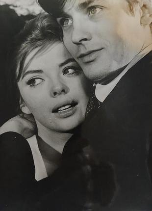 Фото винтажное, атен делон, кадр из фильма, 23,5×17,5см, ~в5, большое.