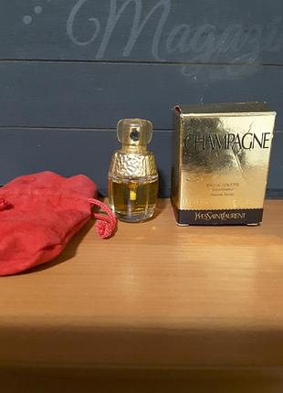 Champagne yves saint laurent yvresse ysl винтаж оригинал ysl