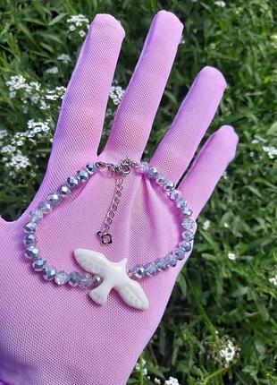 Браслет голубка пташка горлиця 6