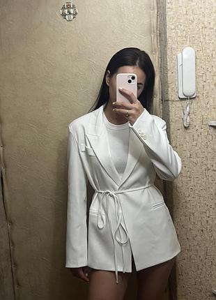 Піджак zara лляний